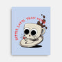 Better Latte Than Never-none stretched canvas-zawitees