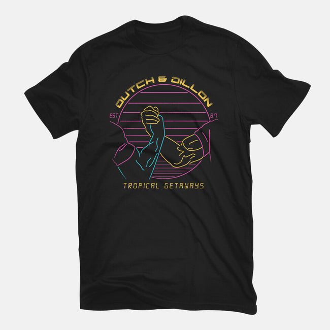 Tropical Getaways-womens basic tee-rocketman_art