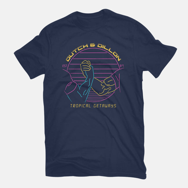 Tropical Getaways-youth basic tee-rocketman_art