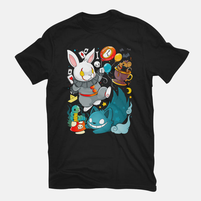 Horror Wonder-womens fitted tee-Vallina84