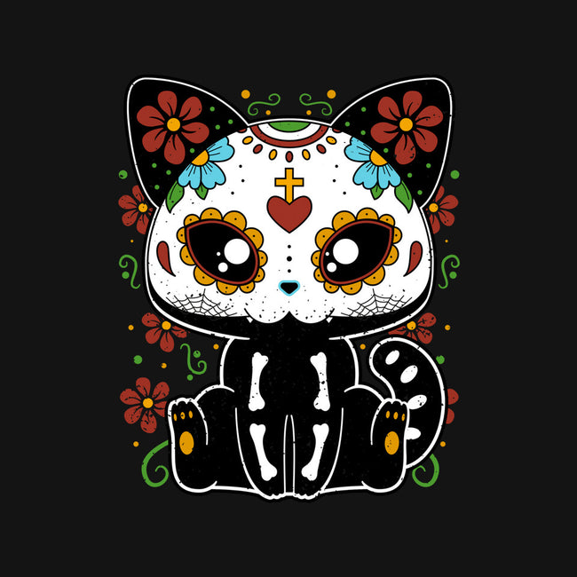 Dia De Los Gatos Muertos-baby basic tee-retrodivision