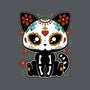 Dia De Los Gatos Muertos-none memory foam bath mat-retrodivision