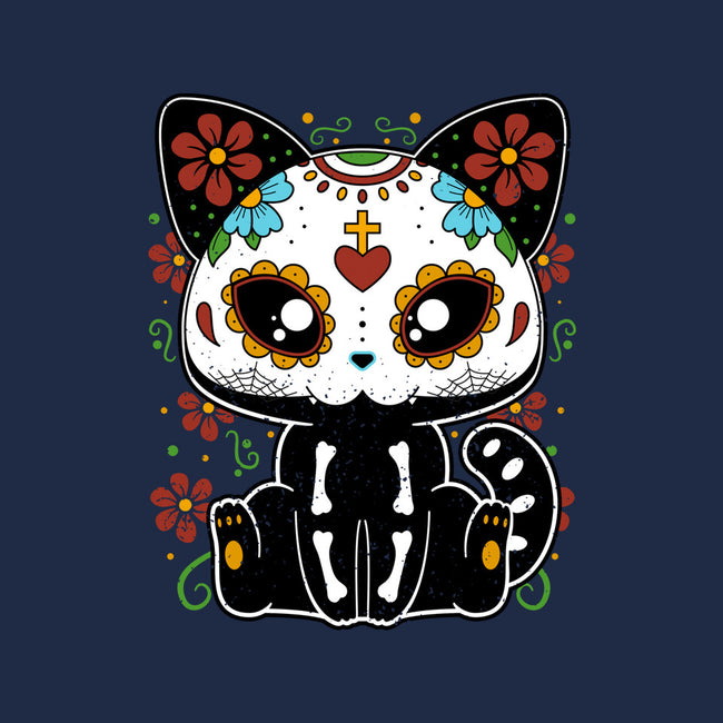 Dia De Los Gatos Muertos-baby basic tee-retrodivision