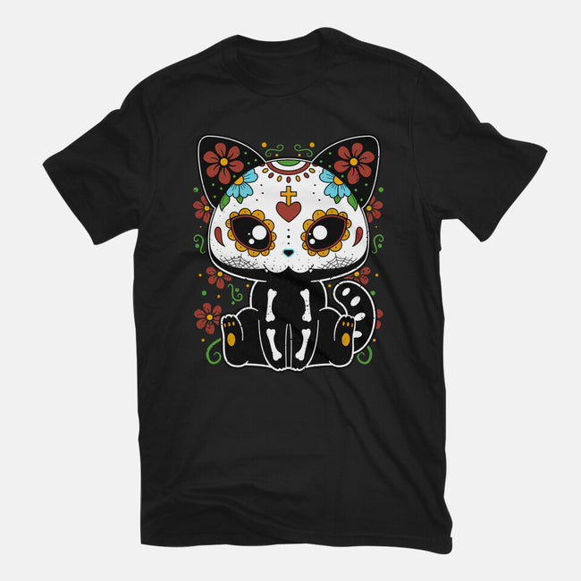 Dia De Los Gatos Muertos-youth basic tee-retrodivision