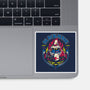 Black Mage And Kupo-none glossy sticker-Logozaste