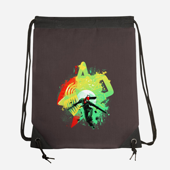 Chainsaw Rage-none drawstring bag-IKILO