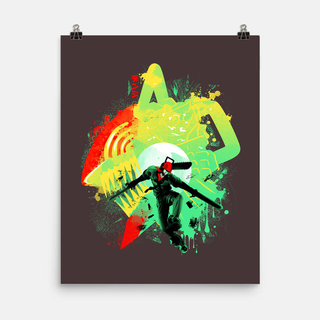 Chainsaw Rage-none matte poster-IKILO