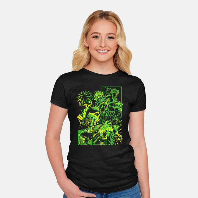 Team Academia-womens fitted tee-albertocubatas