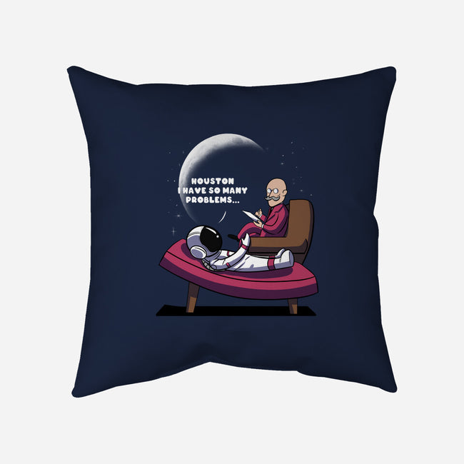 Problems-none non-removable cover w insert throw pillow-fanfabio