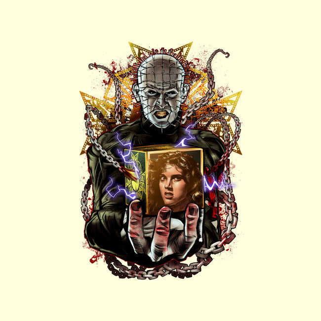 Death Cube-none removable cover w insert throw pillow-Conjura Geek