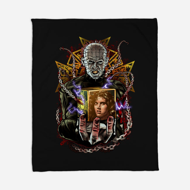 Death Cube-none fleece blanket-Conjura Geek
