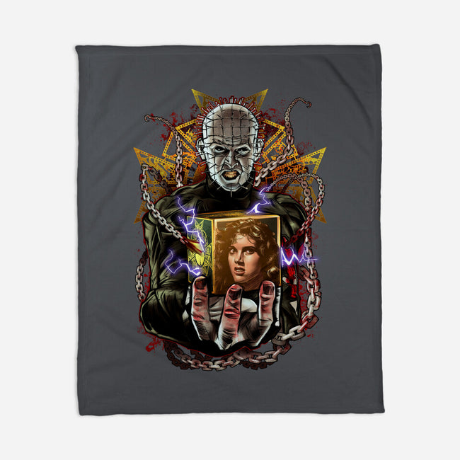 Death Cube-none fleece blanket-Conjura Geek