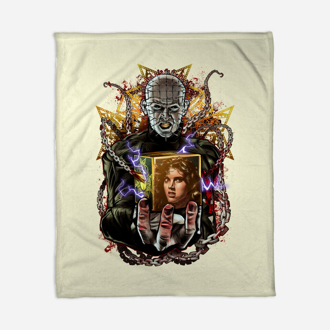 Death Cube-none fleece blanket-Conjura Geek