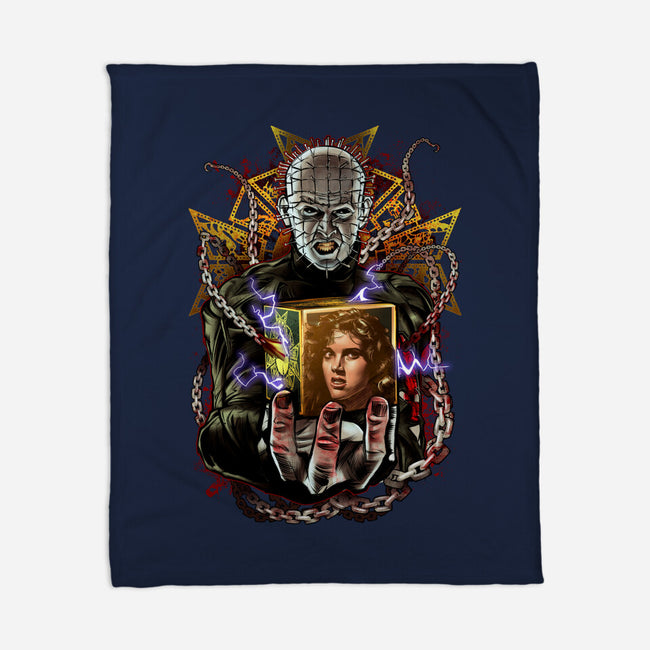 Death Cube-none fleece blanket-Conjura Geek