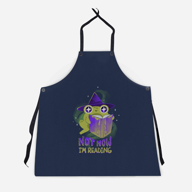 Not Now! I'm Reading-unisex kitchen apron-ricolaa