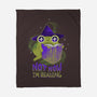 Not Now! I'm Reading-none fleece blanket-ricolaa