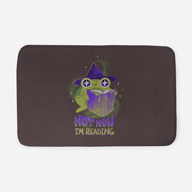 Not Now! I'm Reading-none memory foam bath mat-ricolaa