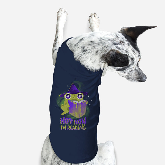 Not Now! I'm Reading-dog basic pet tank-ricolaa