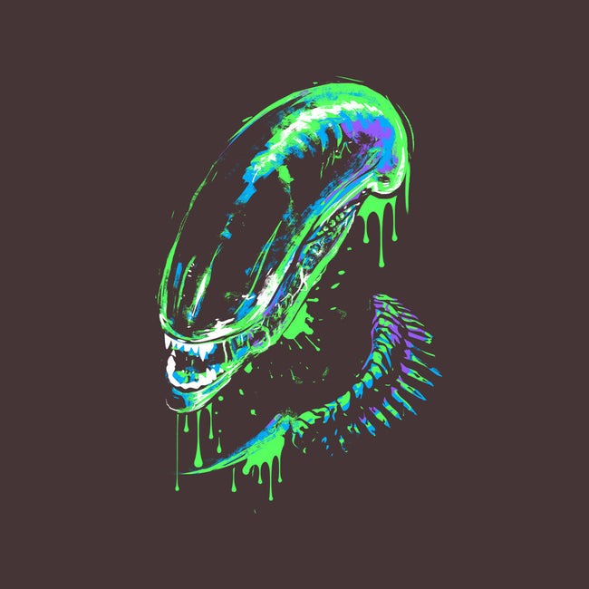 Colorful Xenomorph-none stretched canvas-IKILO