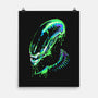 Colorful Xenomorph-none matte poster-IKILO
