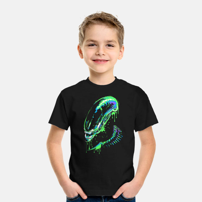 Colorful Xenomorph-youth basic tee-IKILO