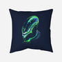 Colorful Xenomorph-none removable cover throw pillow-IKILO
