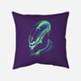 Colorful Xenomorph-none removable cover throw pillow-IKILO