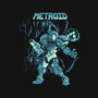 Pixel Metroid-unisex baseball tee-Nihon Bunka