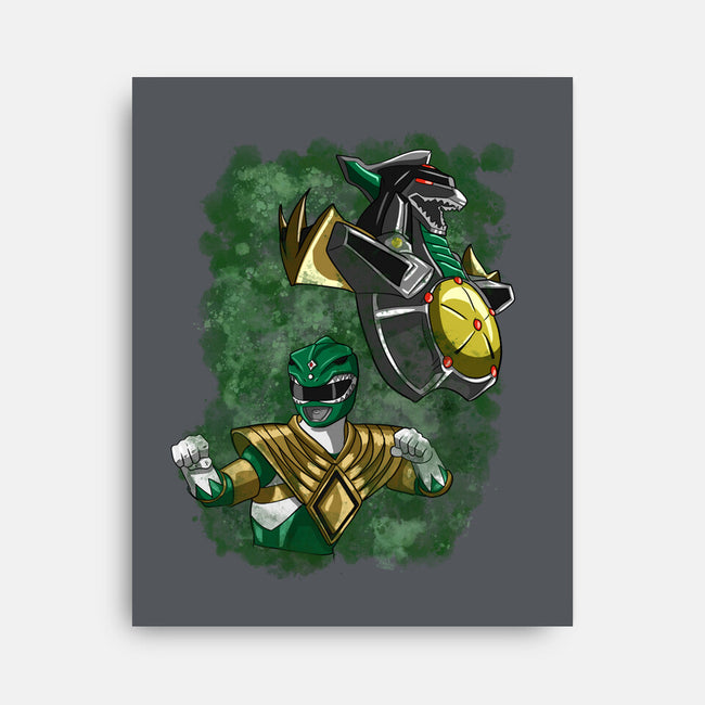 The Green Warrior-none stretched canvas-nickzzarto