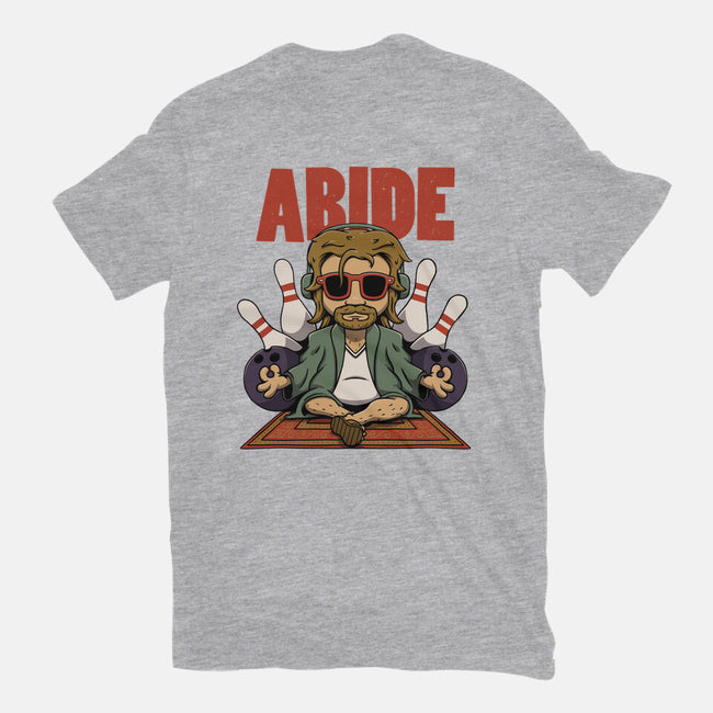 Abiding Dude-womens fitted tee-zawitees