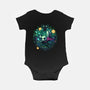 The Knight And The Hornet-baby basic onesie-Ca Mask