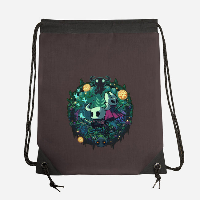 The Knight And The Hornet-none drawstring bag-Ca Mask