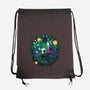 The Knight And The Hornet-none drawstring bag-Ca Mask
