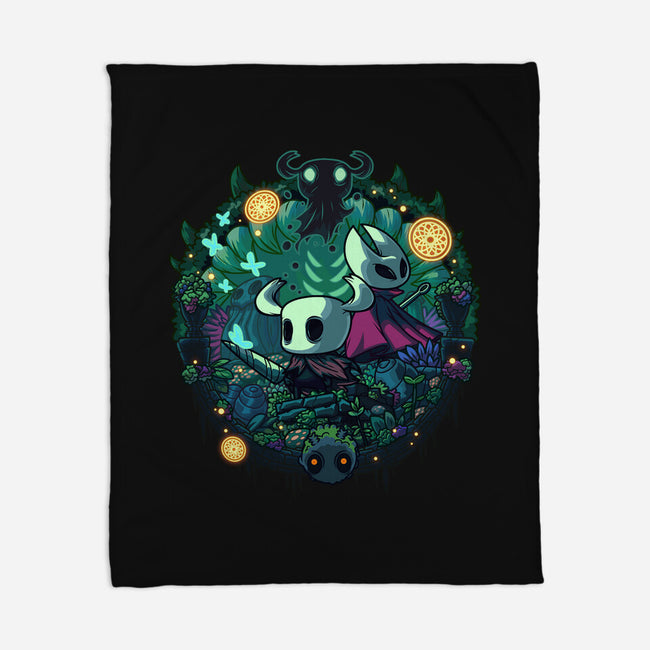 The Knight And The Hornet-none fleece blanket-Ca Mask