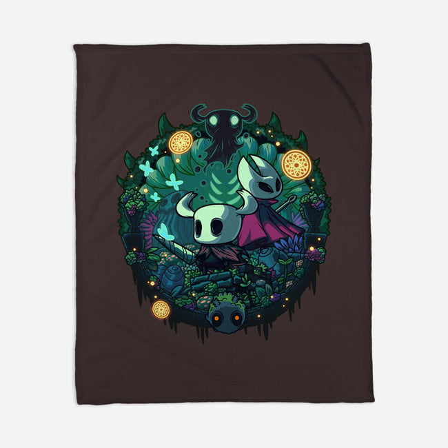 The Knight And The Hornet-none fleece blanket-Ca Mask