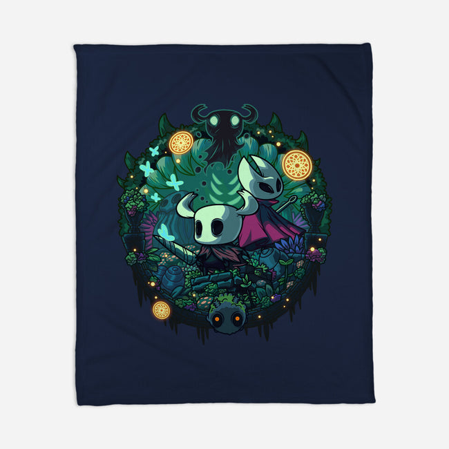 The Knight And The Hornet-none fleece blanket-Ca Mask