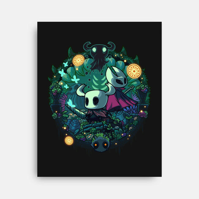 The Knight And The Hornet-none stretched canvas-Ca Mask