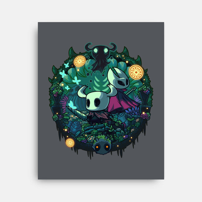The Knight And The Hornet-none stretched canvas-Ca Mask