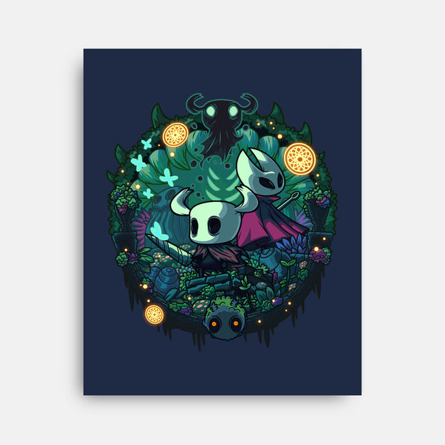 The Knight And The Hornet-none stretched canvas-Ca Mask