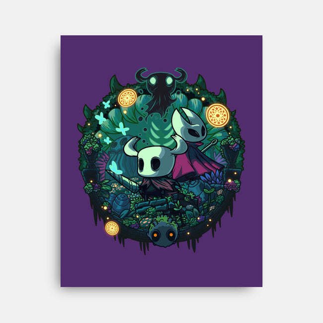 The Knight And The Hornet-none stretched canvas-Ca Mask