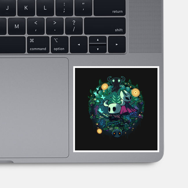 The Knight And The Hornet-none glossy sticker-Ca Mask