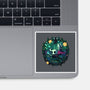 The Knight And The Hornet-none glossy sticker-Ca Mask