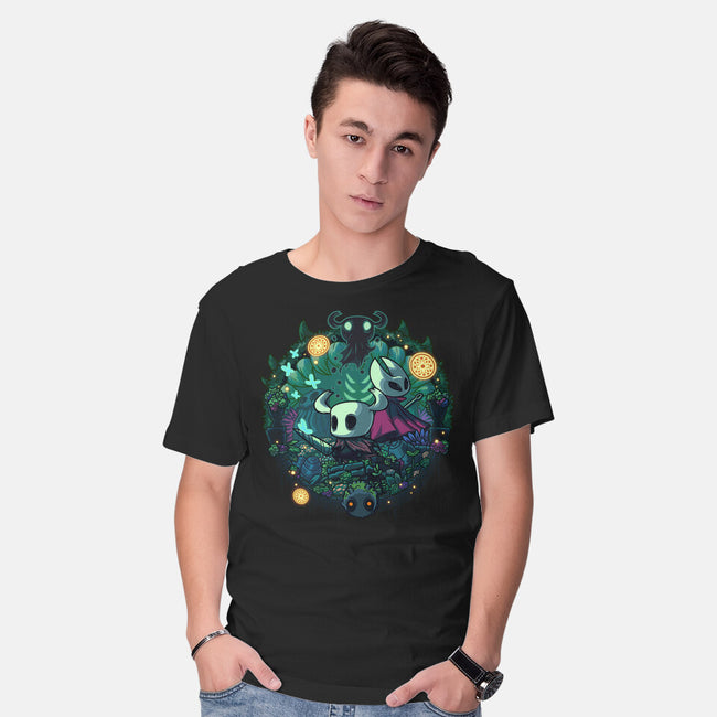 The Knight And The Hornet-mens basic tee-Ca Mask