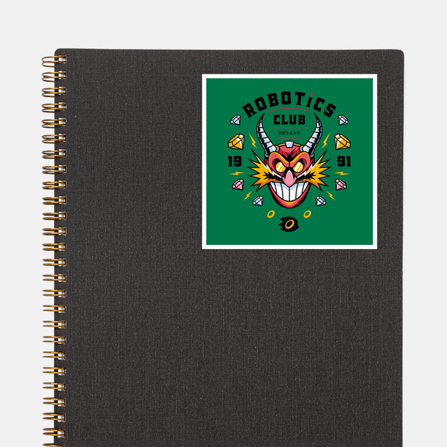 Robotics Club-none glossy sticker-Logozaste