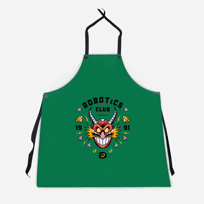 Robotics Club-unisex kitchen apron-Logozaste