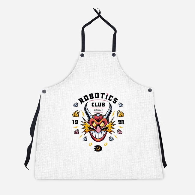 Robotics Club-unisex kitchen apron-Logozaste