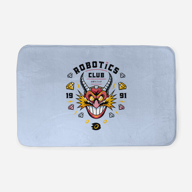 Robotics Club-none memory foam bath mat-Logozaste