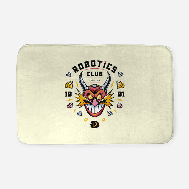 Robotics Club-none memory foam bath mat-Logozaste