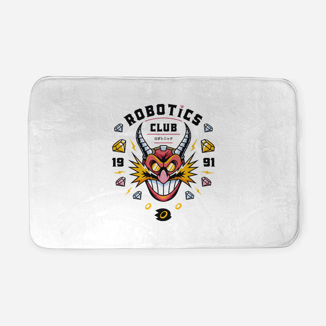 Robotics Club-none memory foam bath mat-Logozaste