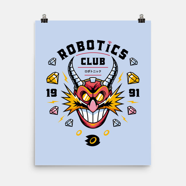 Robotics Club-none matte poster-Logozaste